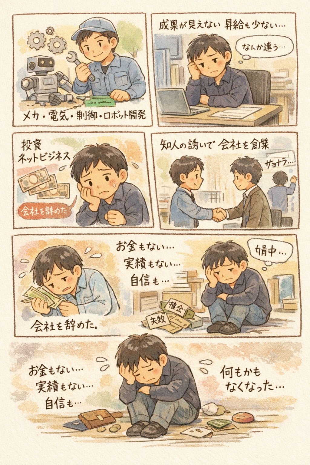 代表ストーリー: 教員を目指しエプソンへ、挑戦と失敗、そしてどん底へ